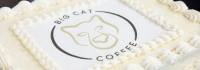 Custom Big Cat Coffee Cake